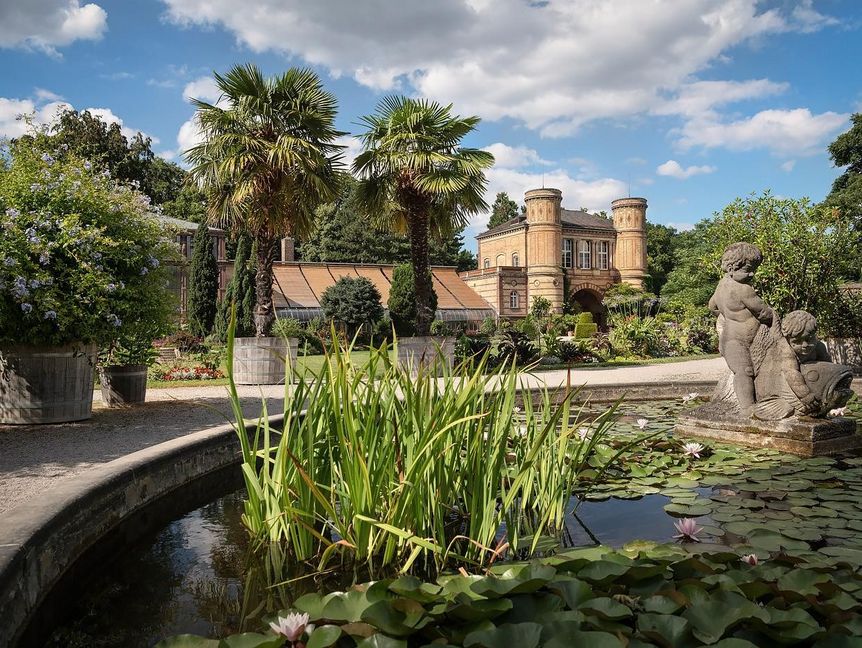 Botanischer Garten Karlsruhe von außen